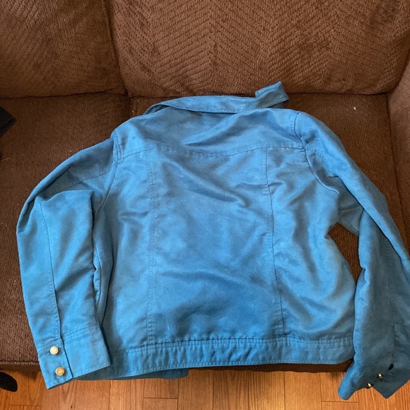 Faux suede button up - Picture 7 of 7